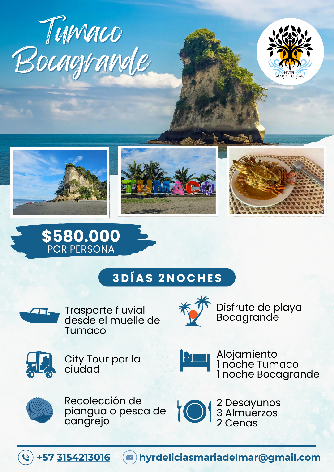 flyer tumaco bocagrande